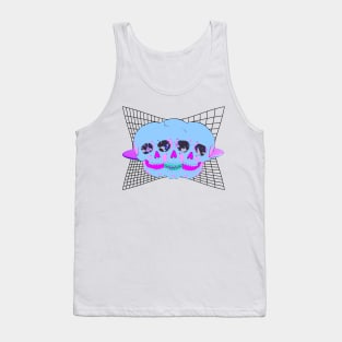 Vaporwave skulls Tank Top